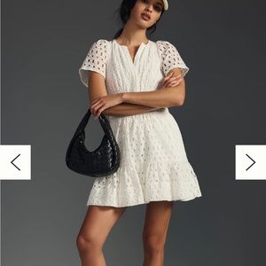 Anthropologie The Somerset Mini Dress: Eyelet Edition